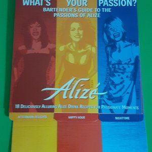 Bartender's Guide  to the passions of ALIZE New